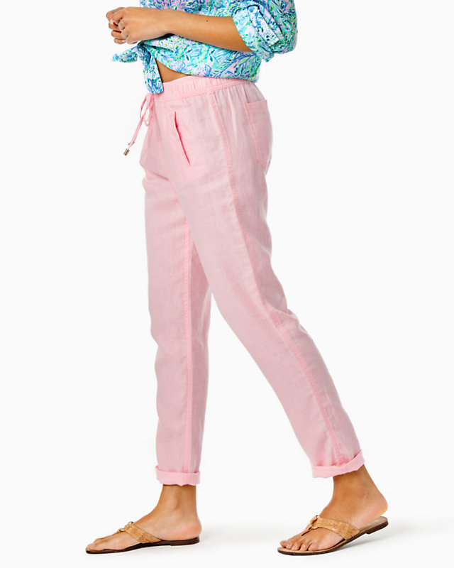 31" Taron Mid-Rise Linen Pant
