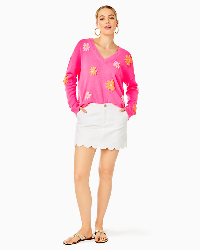 Colette Scallop Hem Skort