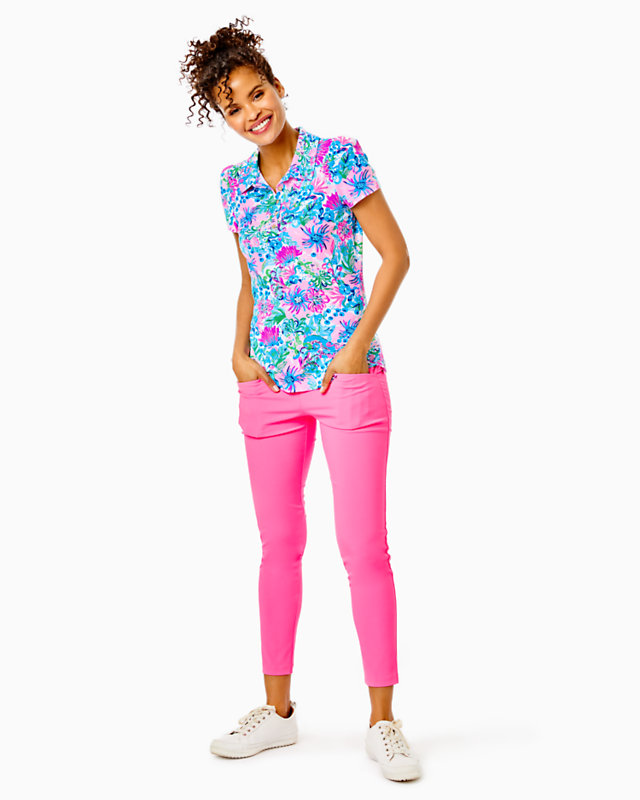 UPF 50+ Luxletic Frida Puff Sleeve Polo