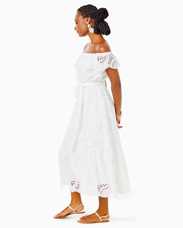 Geri Off-The-Shoulder Midi Dress