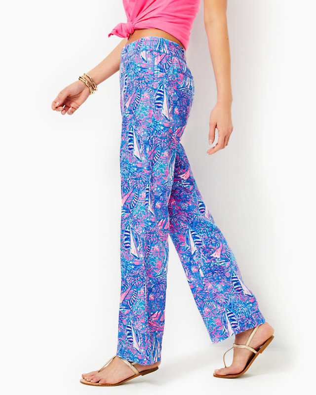 32" Deri Linen Palazzo Pant
