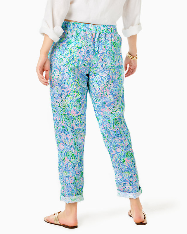 31" Taron Mid-Rise Linen Pant