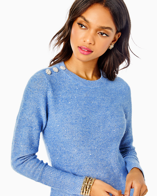Morgen Sequin Sweater Dress