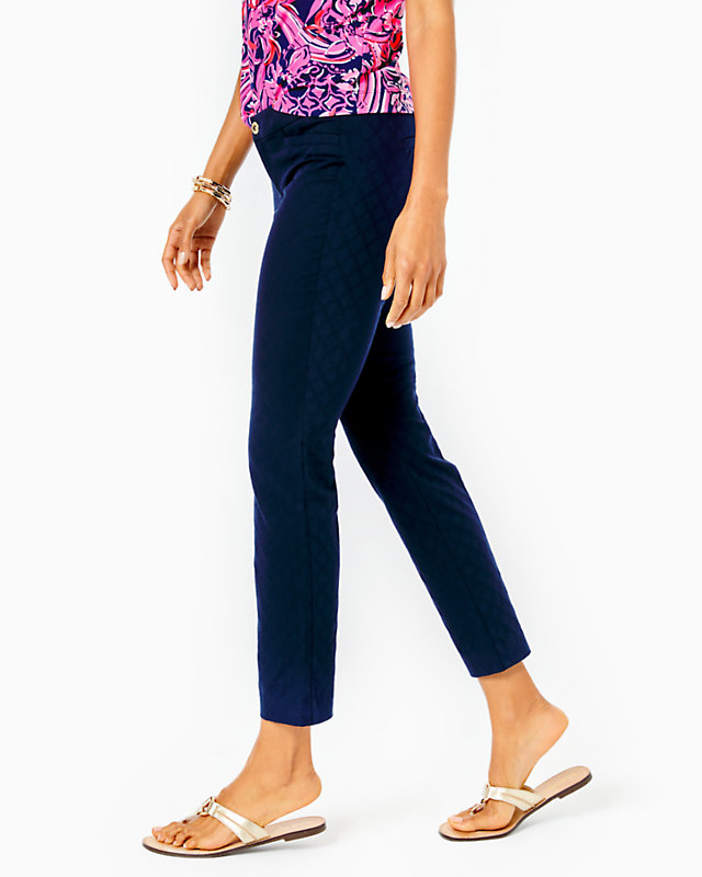 29" Kelly Textured Ankle Length Skinny Pant