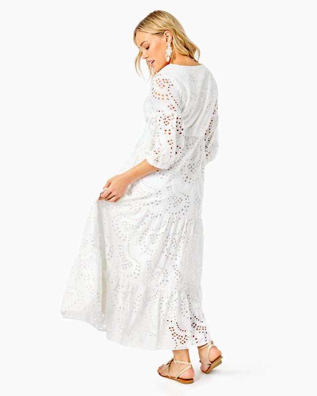 Breanne Eyelet Maxi Dress