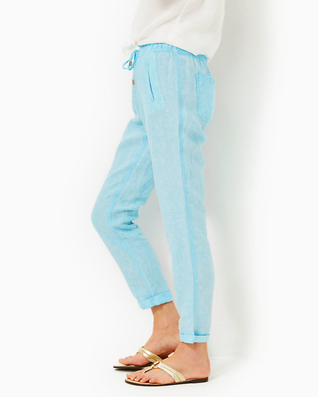 31" Taron Mid-Rise Linen Pant