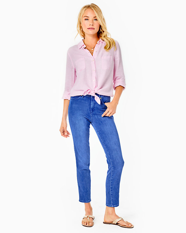 29" South Ocean High Rise Skinny Ankle Jean