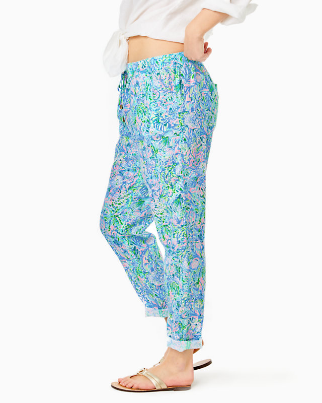 31" Taron Mid-Rise Linen Pant