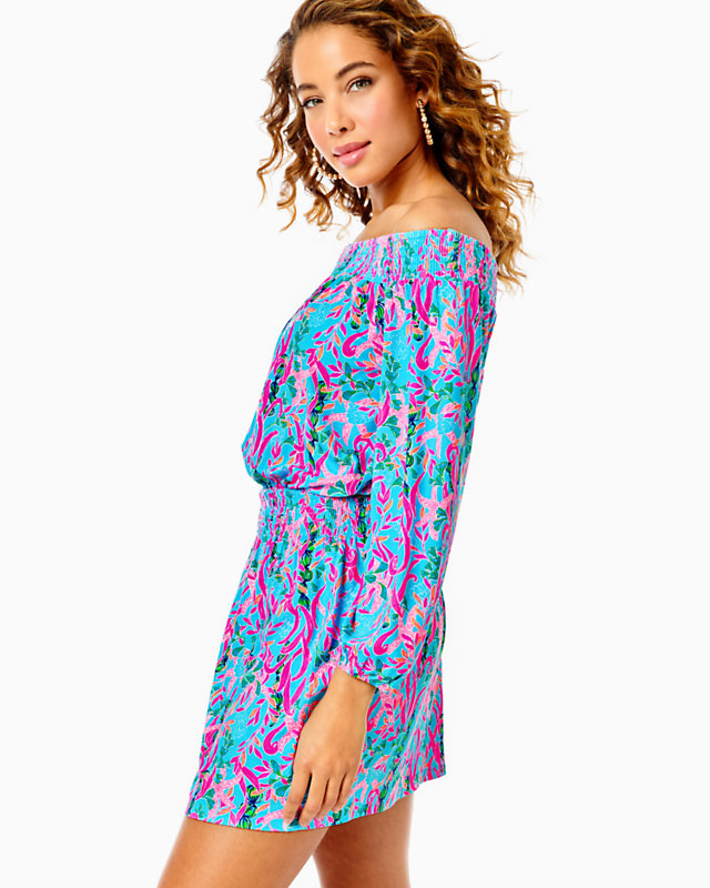 Cyla Off-The-Shoulder Romper