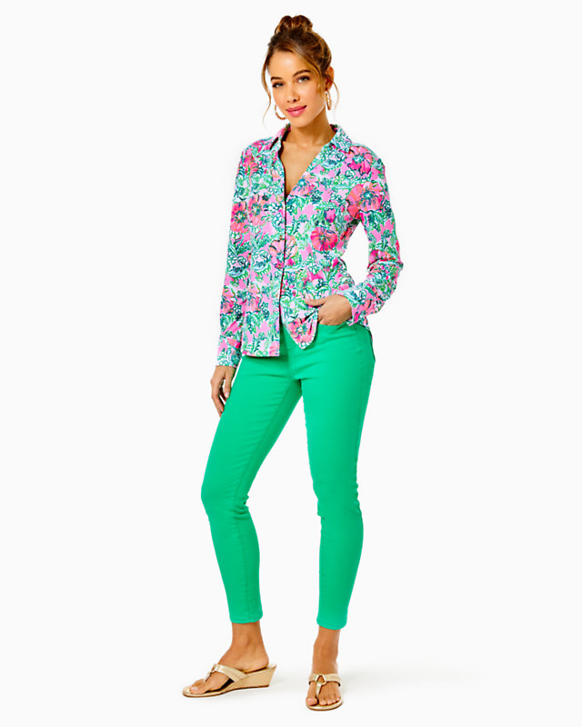 UPF 50+ ChillyLilly Marlena Button Down Top