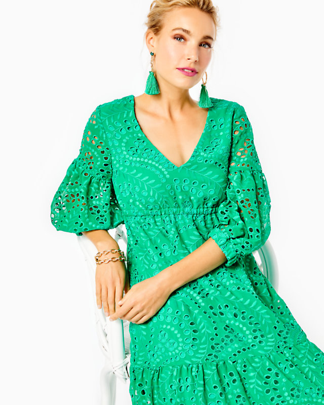 Breanne Eyelet Maxi Dress