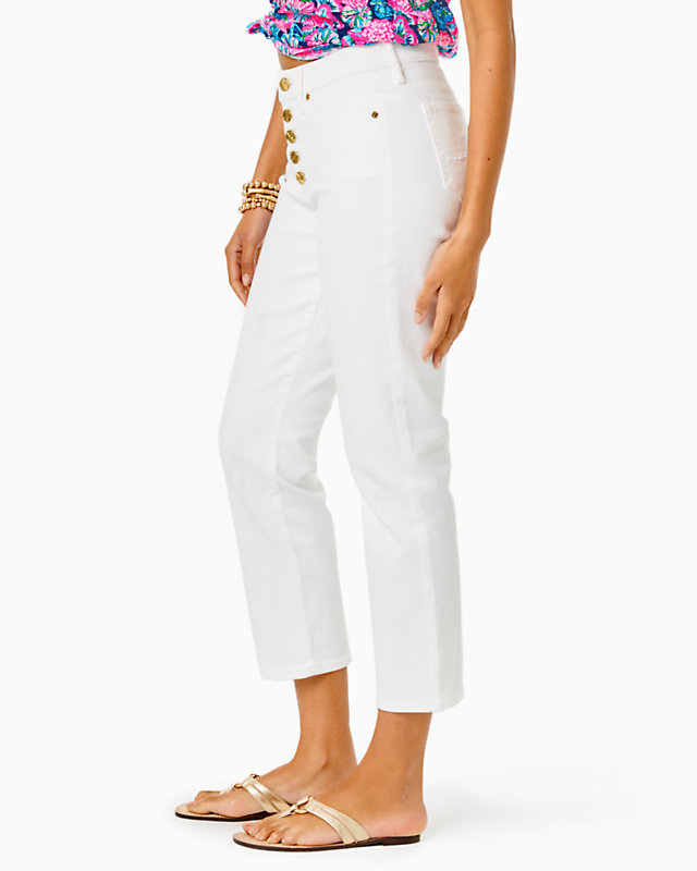 27" South Ocean High Rise Straight Leg Jean