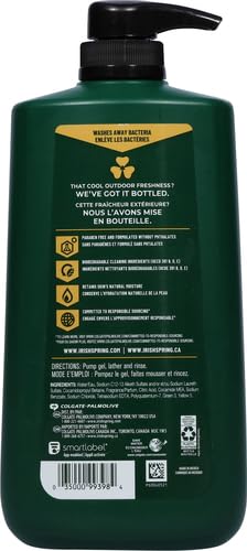 Irish Spring Mens Body Wash, Moisture Blast Body Wash for Men, Feel Fresh All Day, 30 Oz Pump Bottle