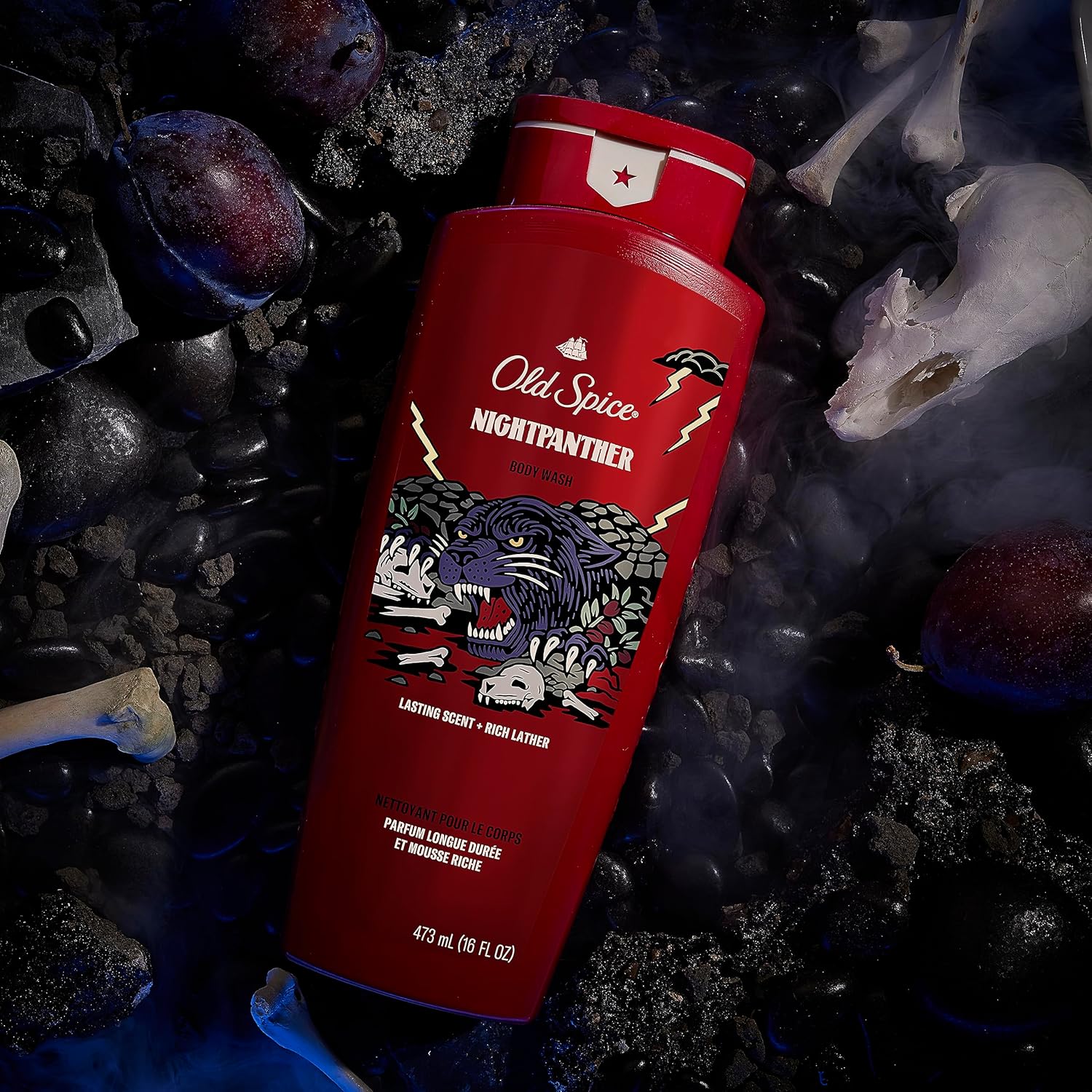 Old Spice Body Wash for Men, 24/7 Shower Fresh with Lasting Scent, Red Collection, Swagger with Cedarwood Scent, 24 fl oz (Pack of 2)