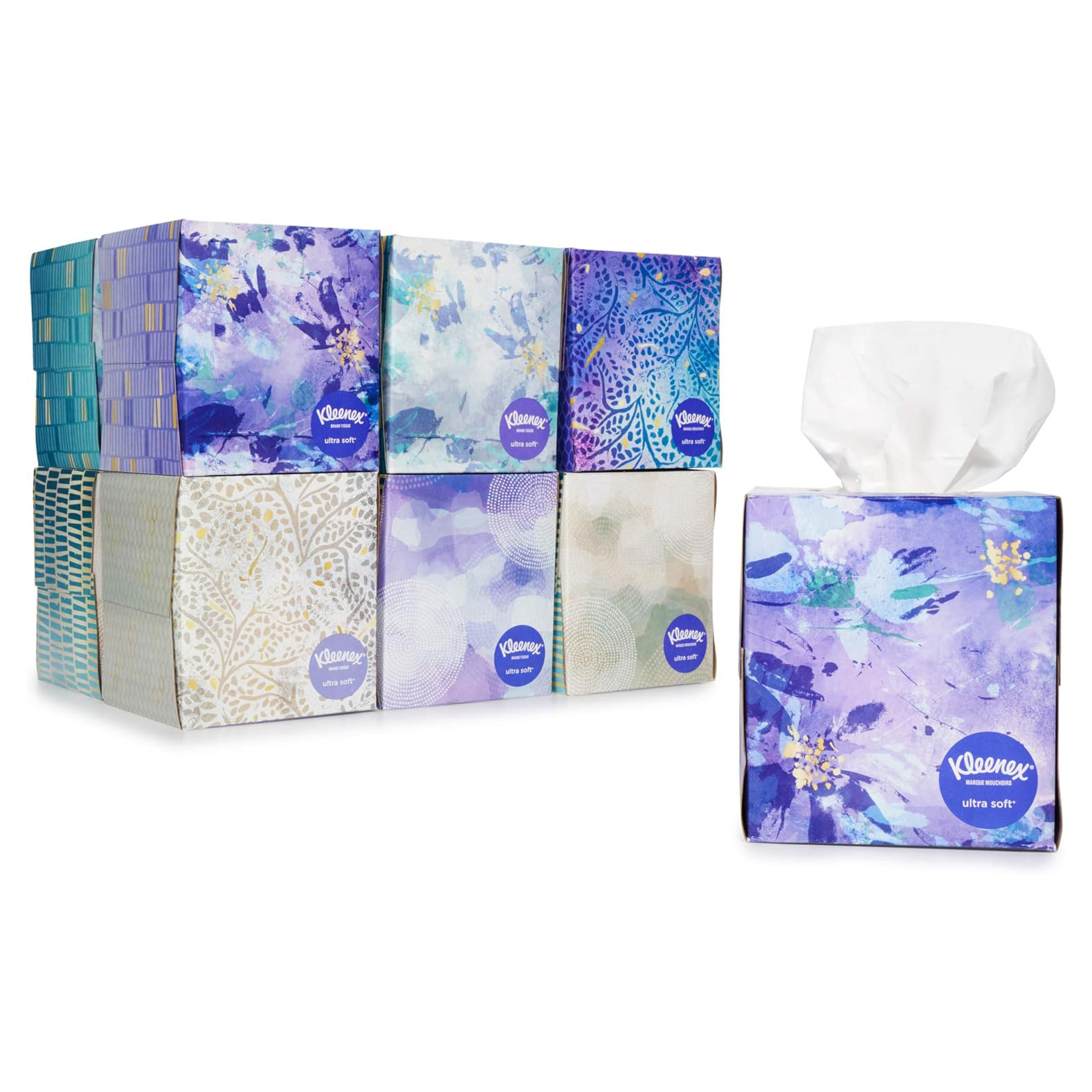 Kleenex Ultra Facial Tissue, 85 Count (Pack of 12)