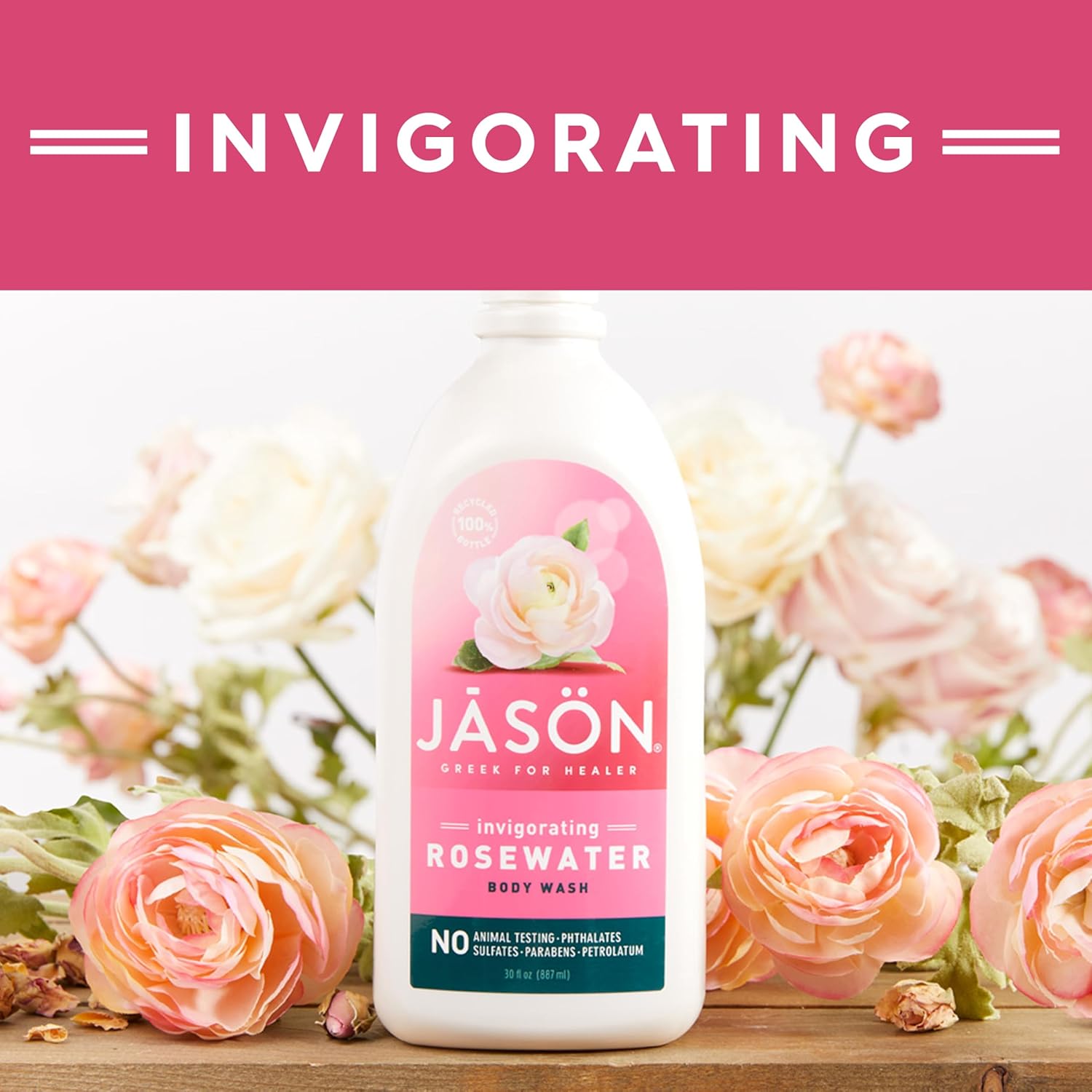 JASON Lavender Calming Body Wash, For a Gentle Feeling Clean, 30 Fluid Ounces