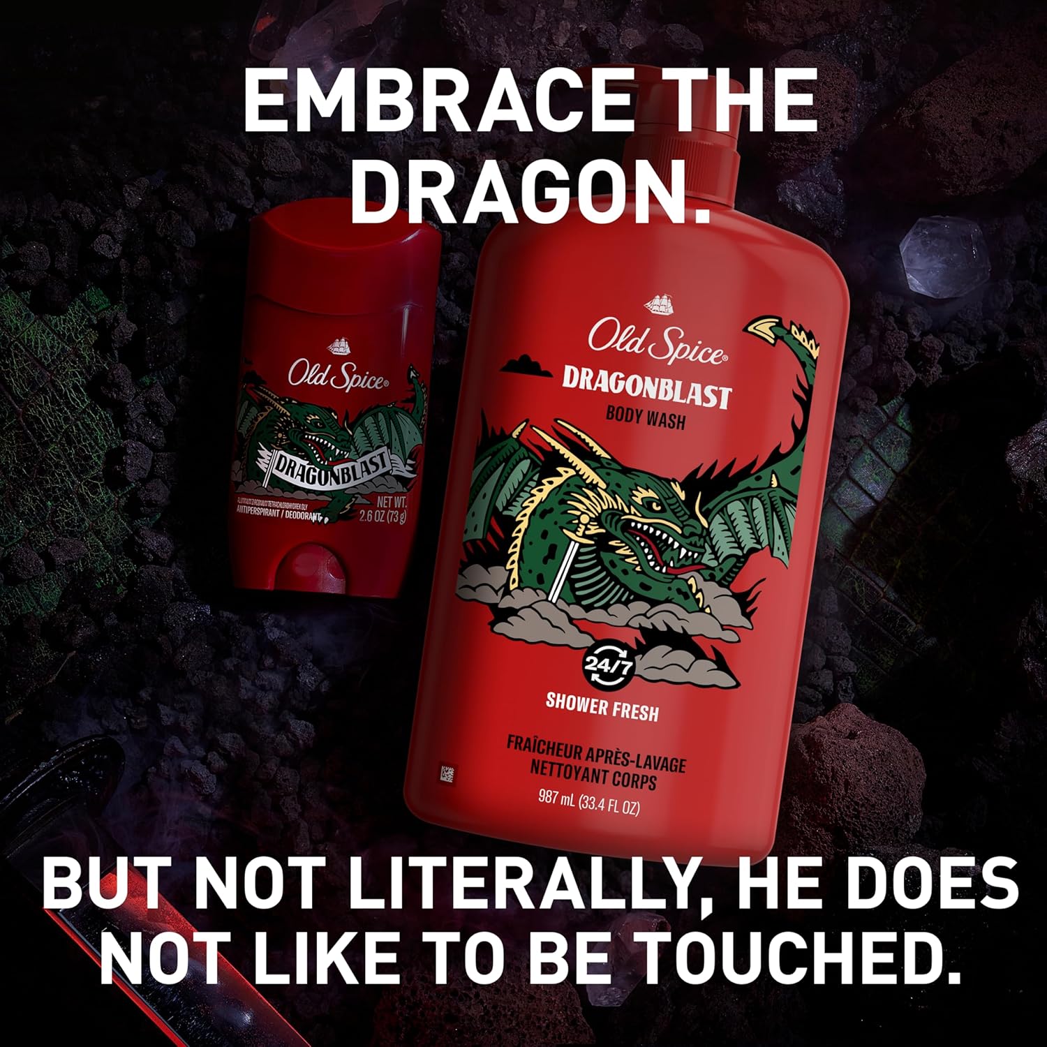 Old Spice Body Wash for Men, 24/7 Shower Fresh with Lasting Scent, Red Collection, Swagger with Cedarwood Scent, 24 fl oz (Pack of 2)