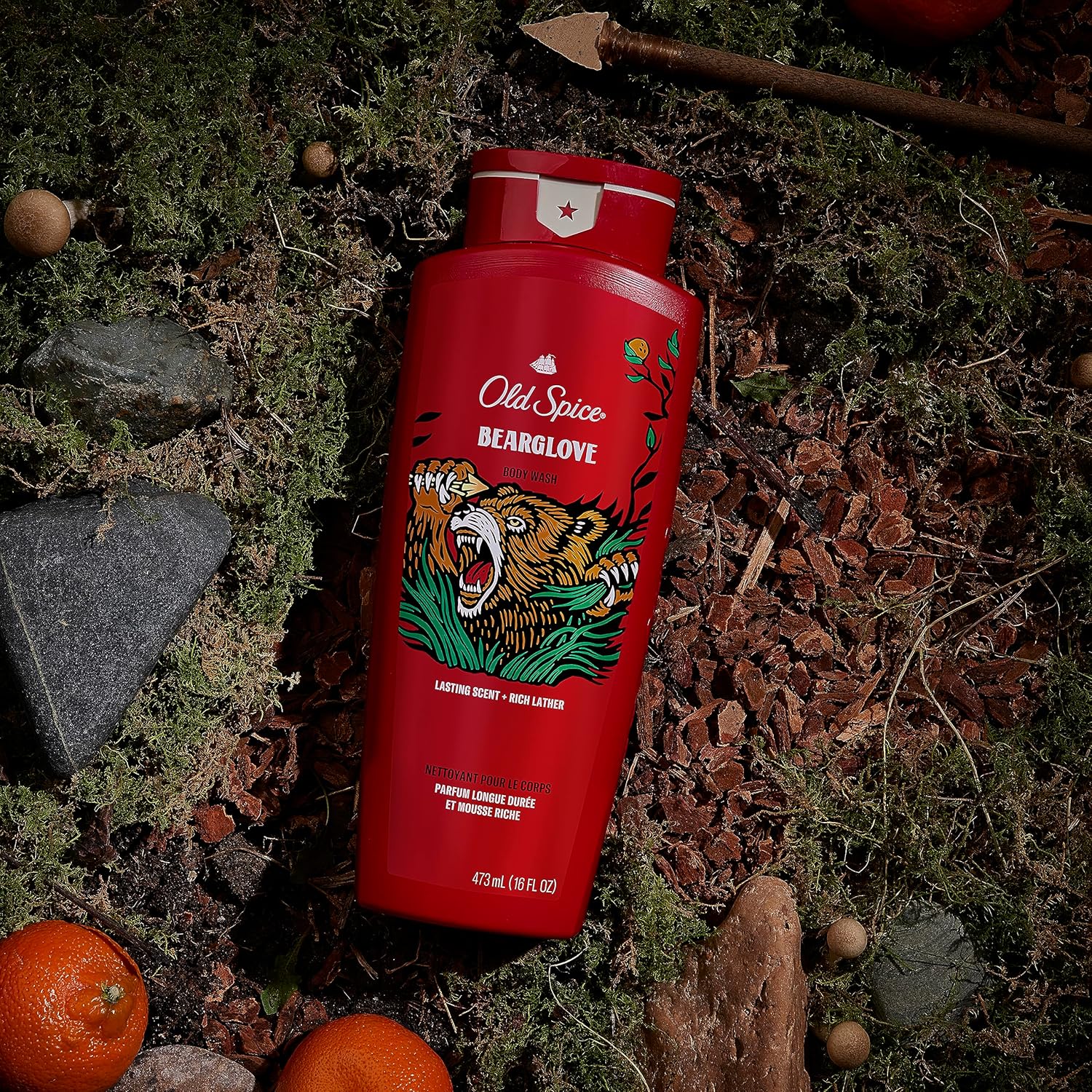 Old Spice Body Wash for Men, 24/7 Shower Fresh with Lasting Scent, Red Collection, Swagger with Cedarwood Scent, 24 fl oz (Pack of 2)