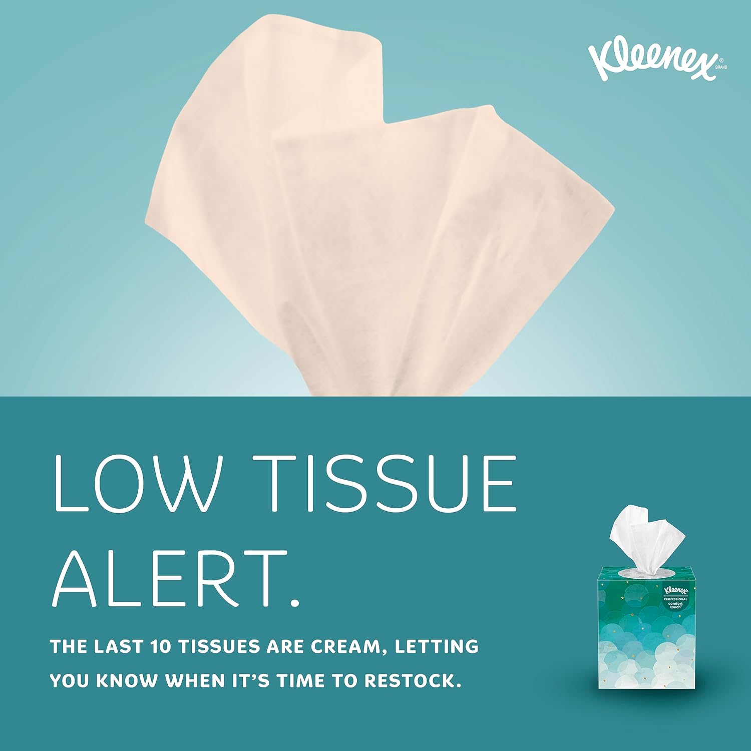 Kleenex® Professional Facial Tissues, Bulk (21271), 2-Ply, White, Upright Facial Tissue Cube Boxes for Business (90 Tissues/Box, 6 Bundles of 6 Boxes/Case, 36 Boxes/Case, 3,240 Tissues/Case)