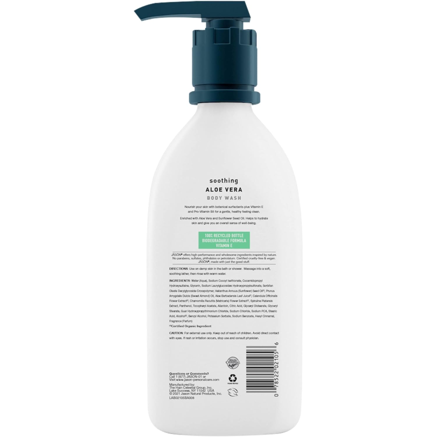 JASON Lavender Calming Body Wash, For a Gentle Feeling Clean, 30 Fluid Ounces