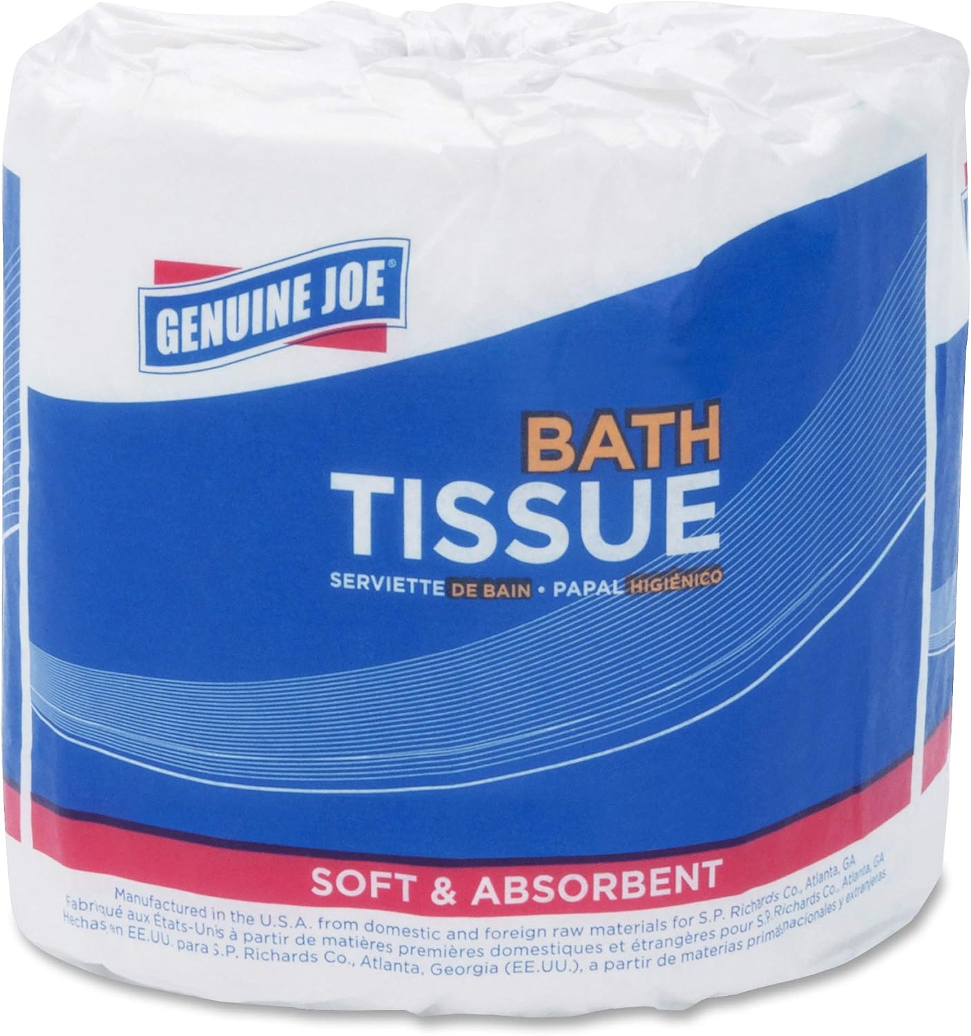 Genuine Joe GJO2540096 2-ply Standard Bath Tissue Rolls White, 96 rolls