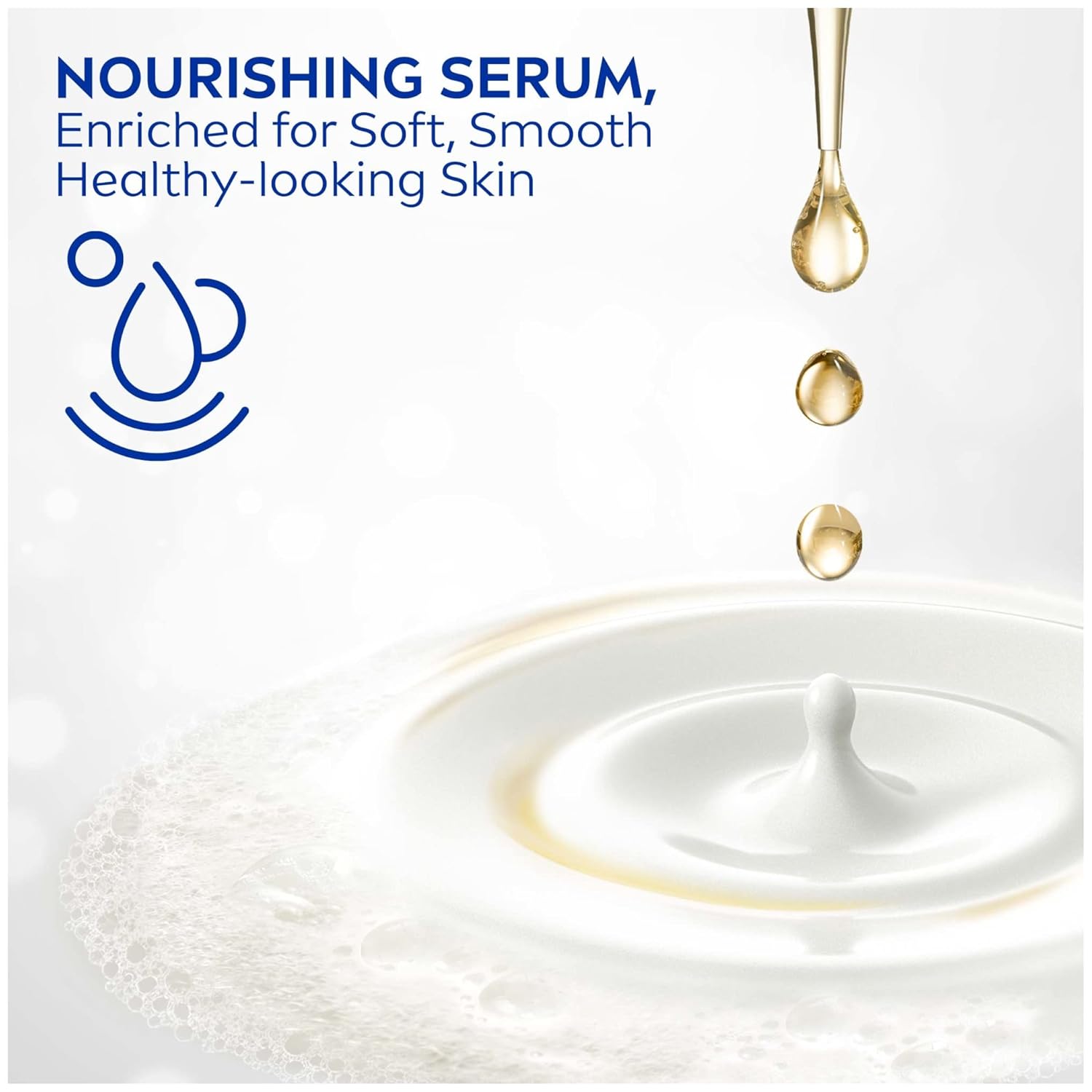 NIVEA Coconut and Almond Milk Pampering Body Wash, Moisturizing Body Wash with Nourishing Serum, Plant-Derived Oils, Essential Skin Lipids and Vitamins, 20 Fl Oz Bottle