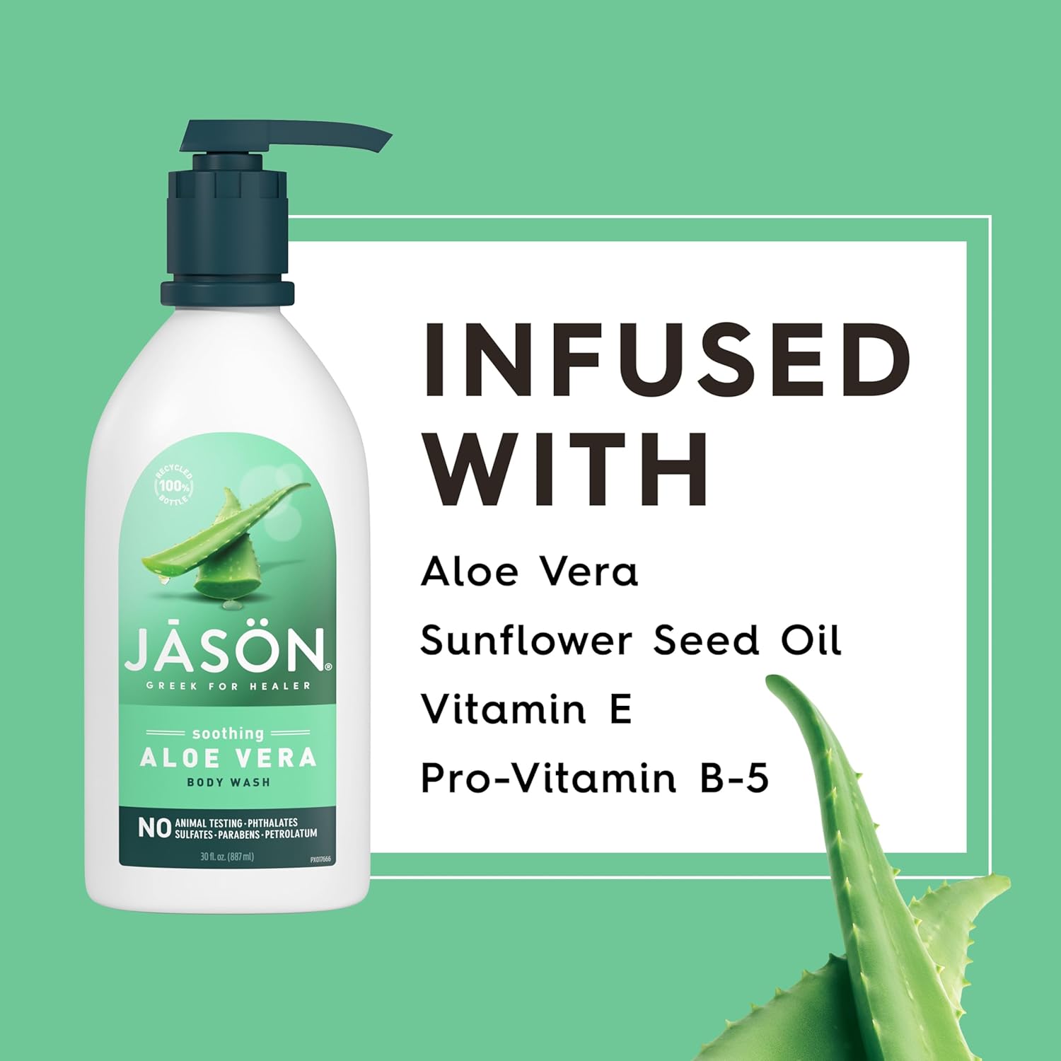 JASON Lavender Calming Body Wash, For a Gentle Feeling Clean, 30 Fluid Ounces