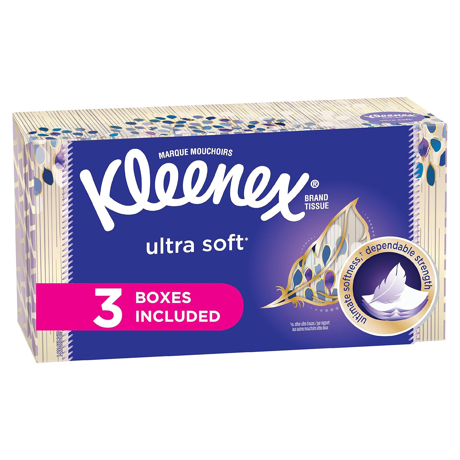 Kleenex Ultra Facial Tissue, 85 Count (Pack of 12)