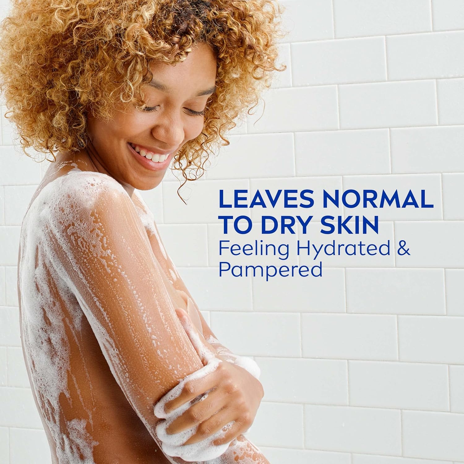 NIVEA Coconut and Almond Milk Pampering Body Wash, Moisturizing Body Wash with Nourishing Serum, Plant-Derived Oils, Essential Skin Lipids and Vitamins, 20 Fl Oz Bottle