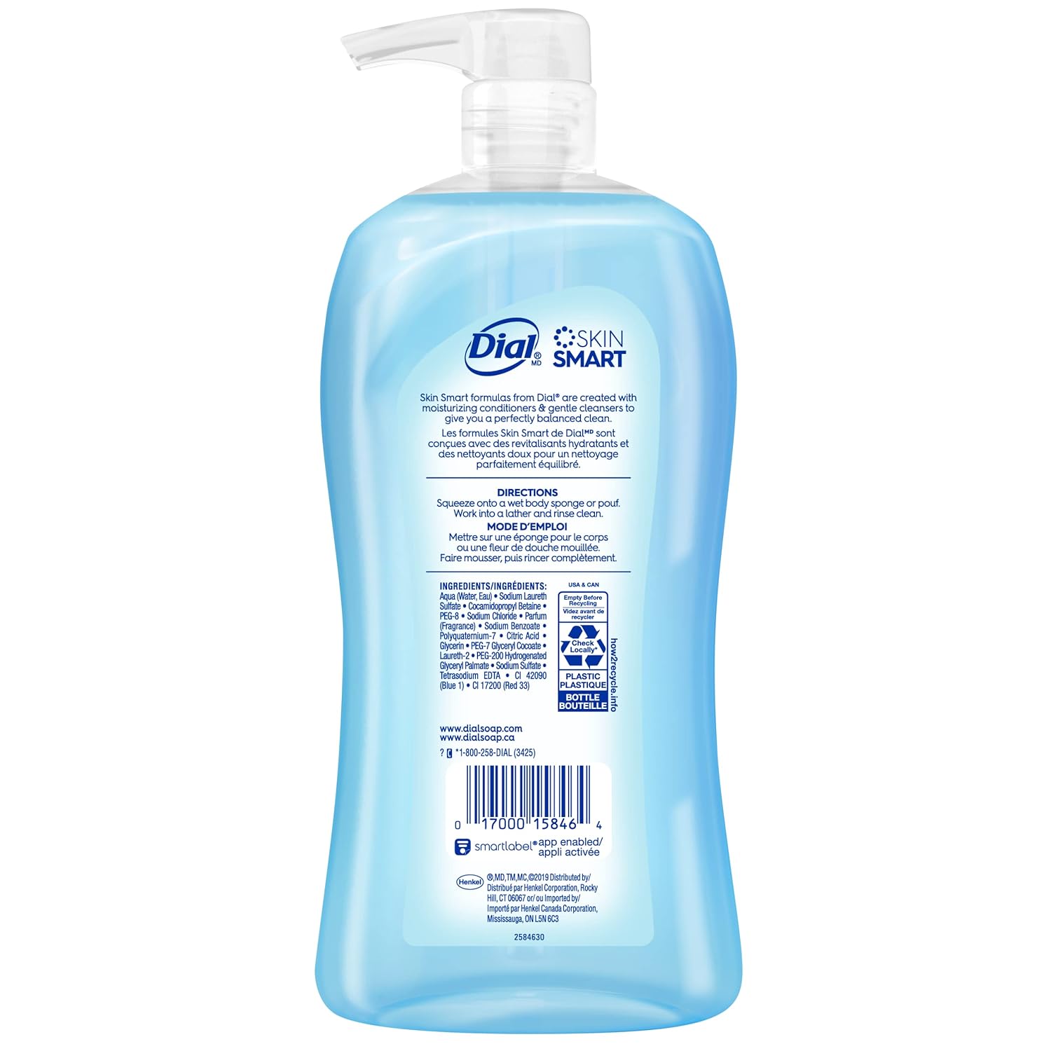 Dial Body Wash, Refresh & Renew Spring Water, 32 fl oz
