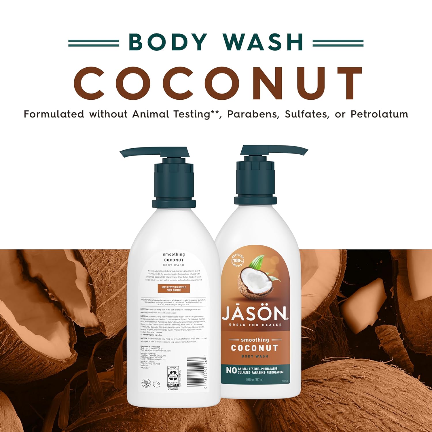JASON Lavender Calming Body Wash, For a Gentle Feeling Clean, 30 Fluid Ounces