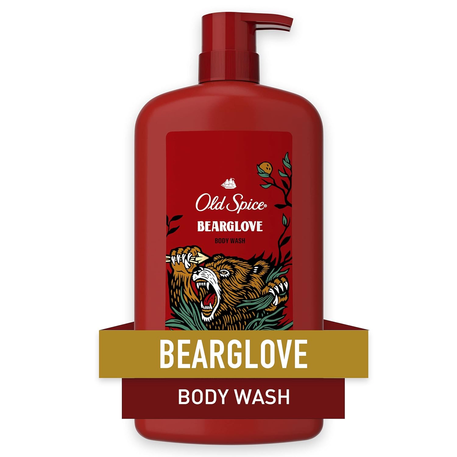 Old Spice Body Wash for Men, 24/7 Shower Fresh with Lasting Scent, Red Collection, Swagger with Cedarwood Scent, 24 fl oz (Pack of 2)