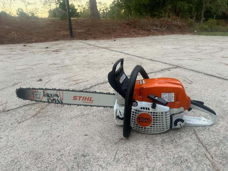 Used STIHL Farm Boss petrol chainsaw, limited winter sale