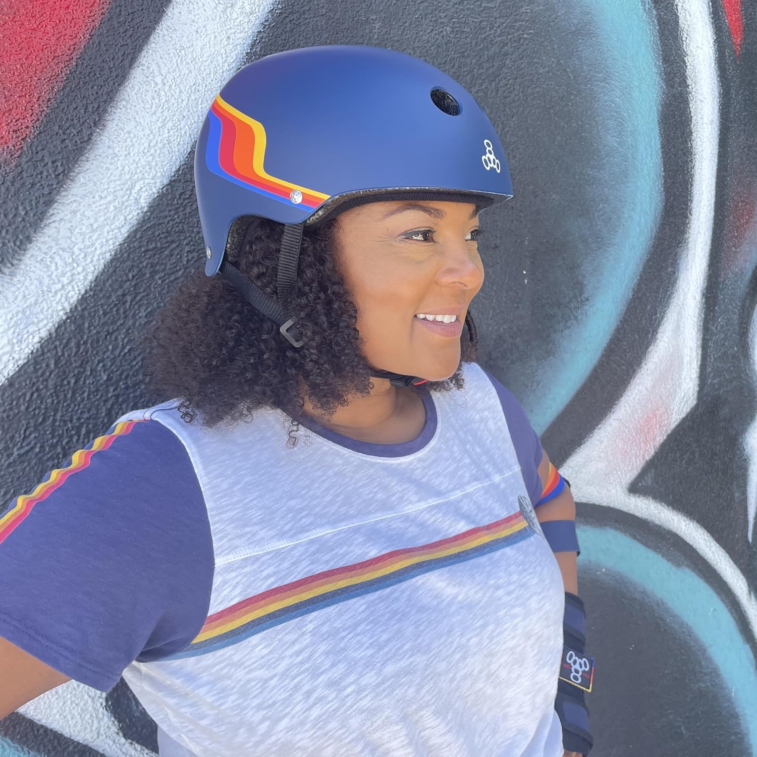 Triple Eight Certified Sweatsaver Helmet for Skateboarding, BMX, Roller Derby, Roller Skating, Inline Skating, Scooter and Bike