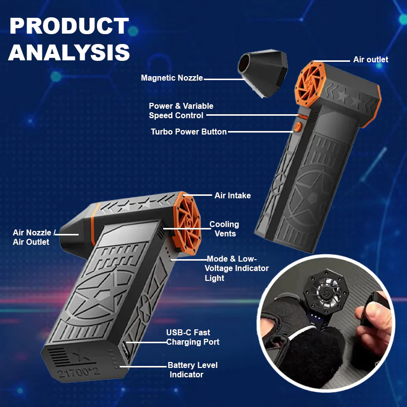 💥 Early Christmas 70% ️OFF ⏳ 2025 Upgrade SUPTRUCK™ FROSTBLAZER 5000W Thermal Snow Blower