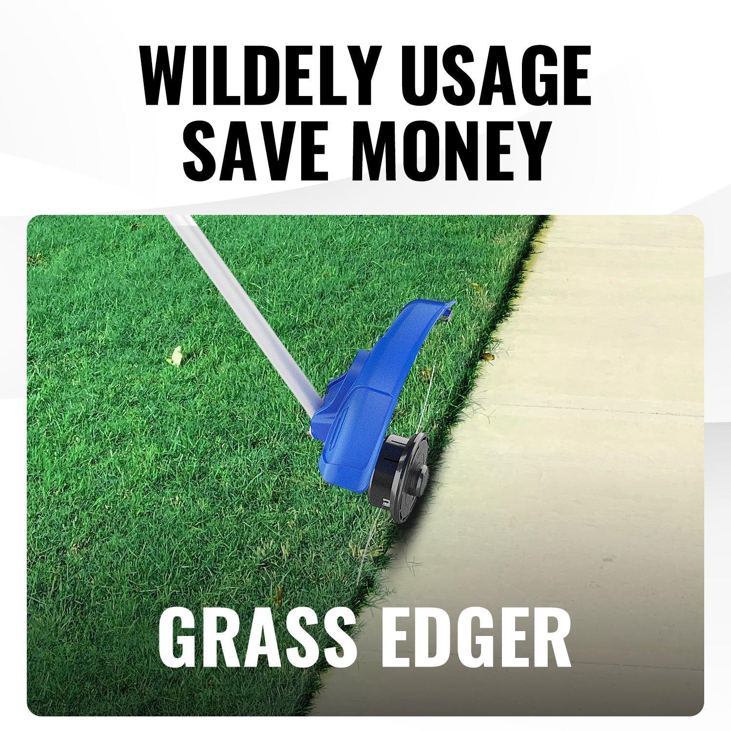26cc Weed Wacker Gas Powered 4-in-1 String Trimmer & 26cc Leaf Blower l Strong Air Flow for Leaf Sand Gravel Snow Leaf Blower Combo Kit