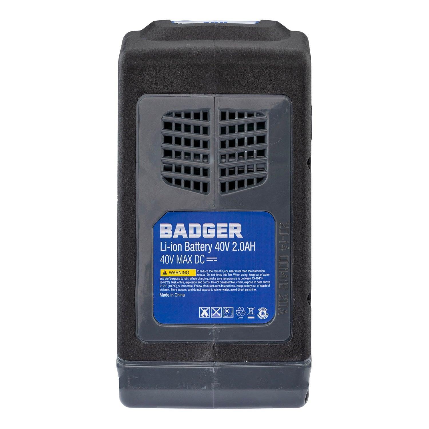 WILD BADGER POWER Battery 40 Volt 2.0Ah