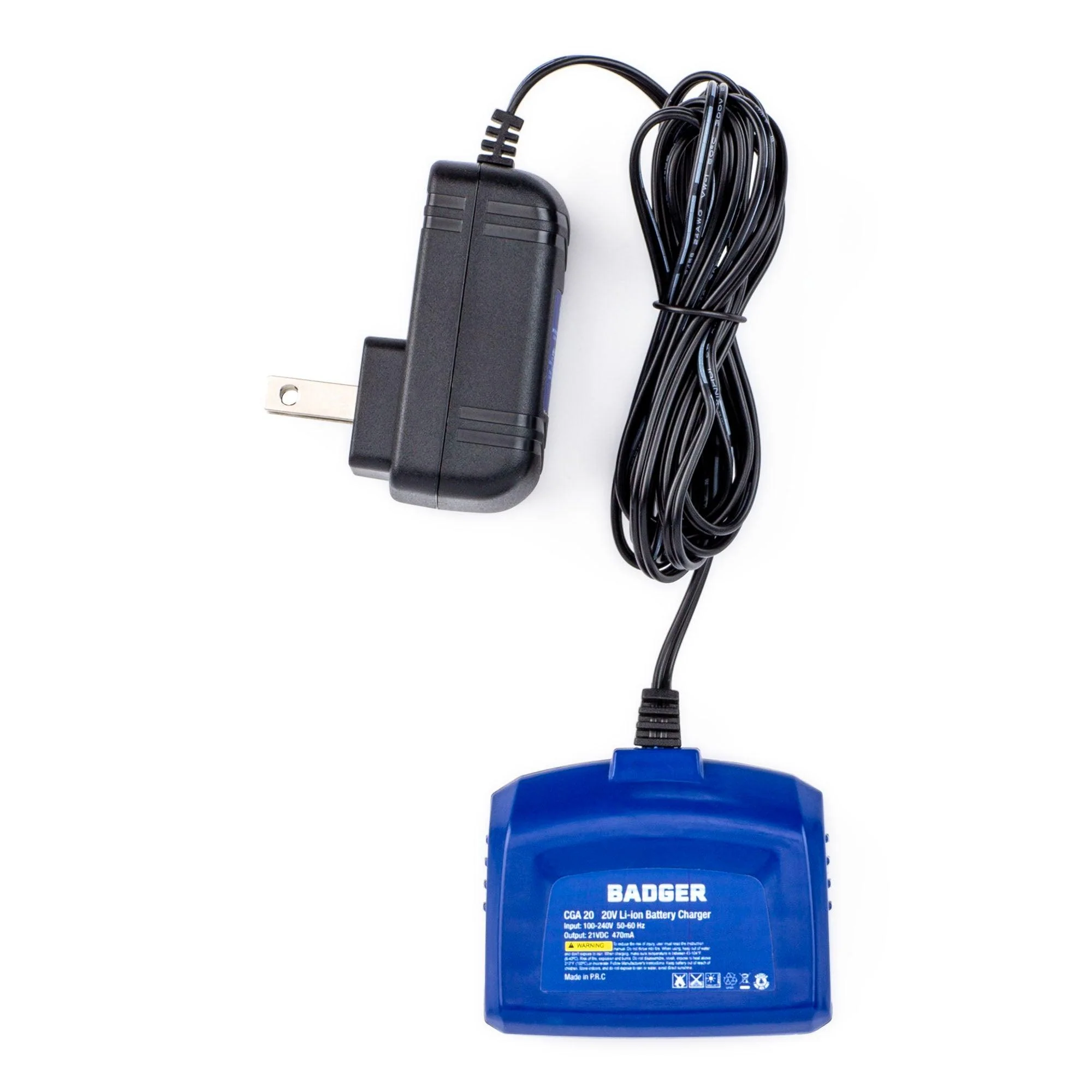 WILD BADGER 20 Volt 1A Clip-on Charger