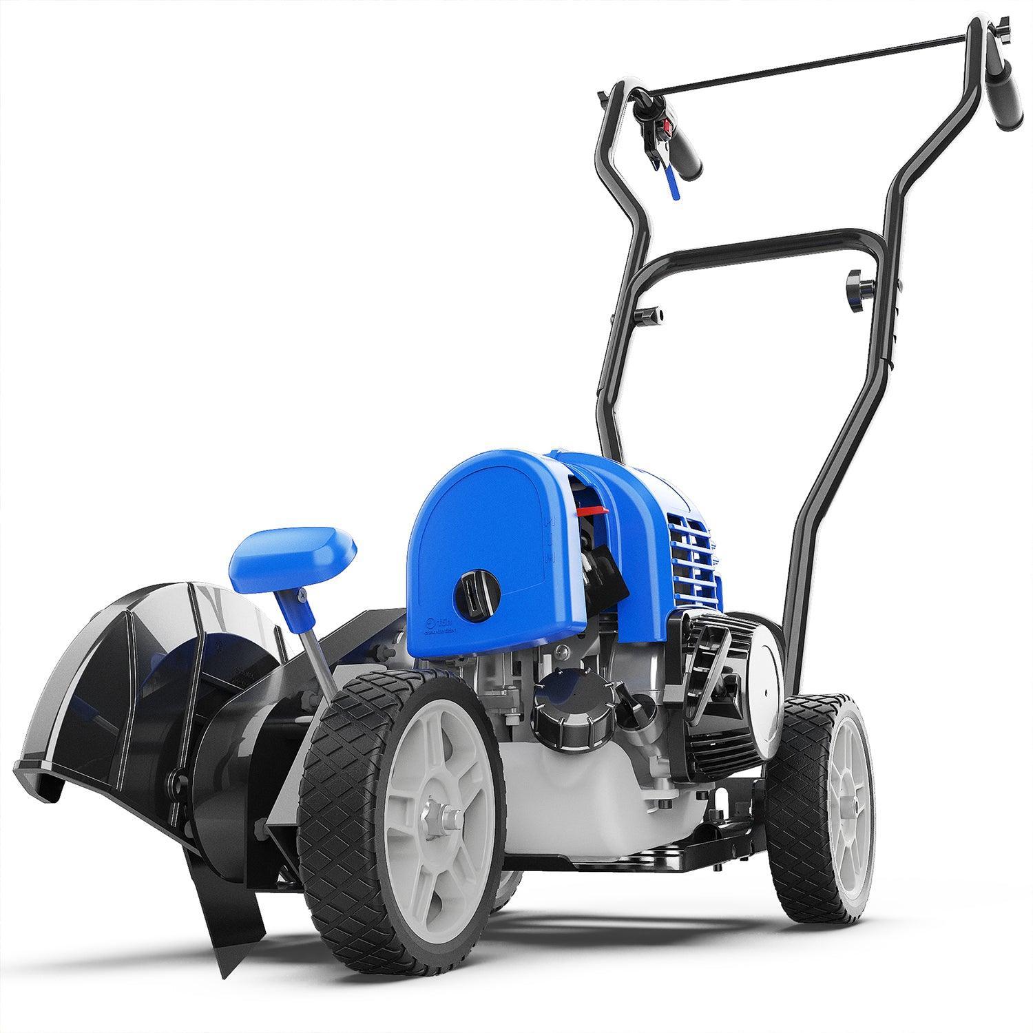 Wild Badger 31cc Sidewalk Edger Lawn Tool Gas Powered With  2-Teeth Metal Blades