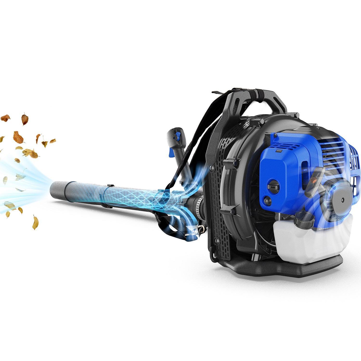 Wild Badger 53cc Leaf Blower Backpack Gas Powered Strong & High Air flow 853CFM