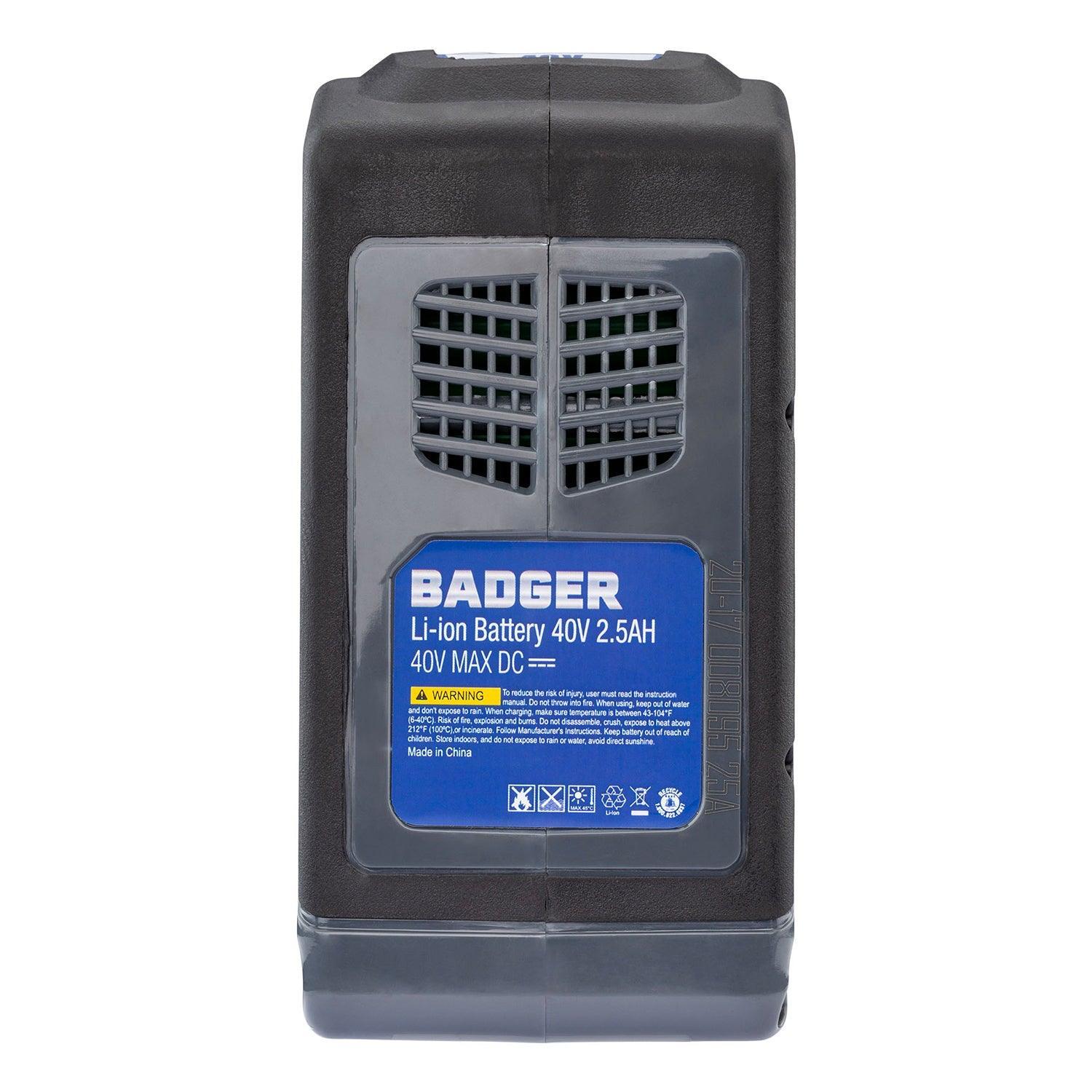 WILD BADGER POWER Battery 40 Volt 2.5Ah