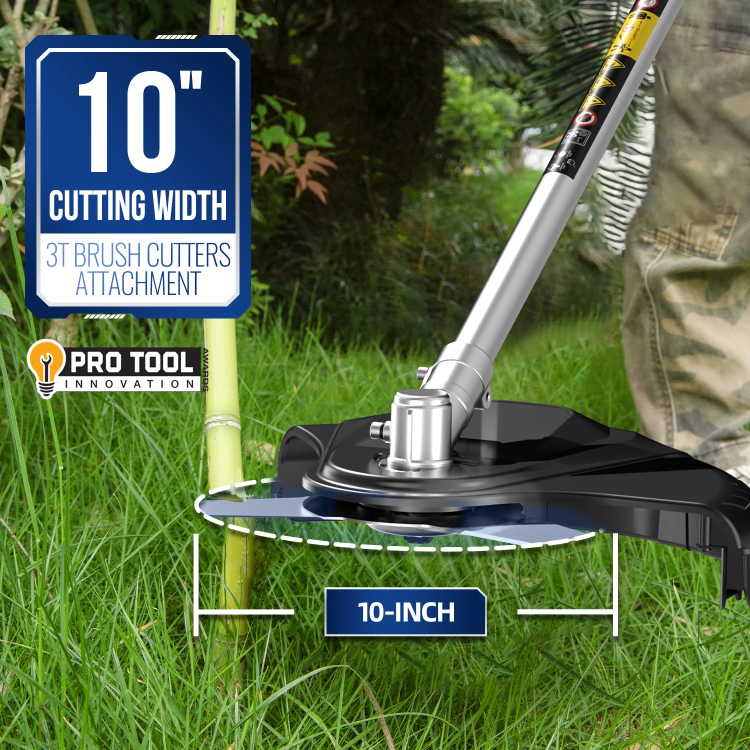 Wild Badger New 40V Electric Weed Wacker String Trimmer 4-in-1 Multi Yard Care Tools