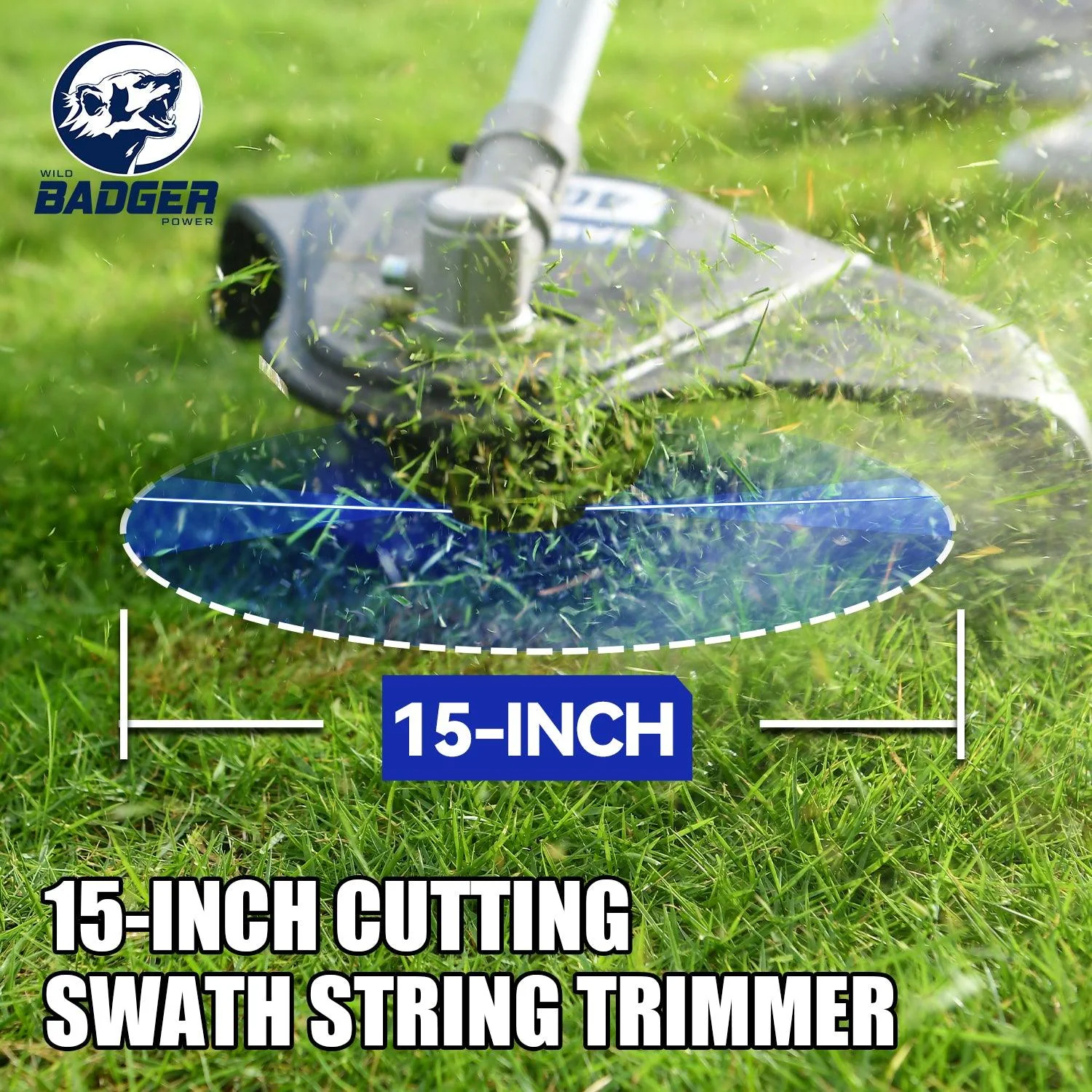 40V Electric Weed Wacker String Trimmer & 40V 16 In Cordless Brushless Electric Lawn Mower Combo Kit