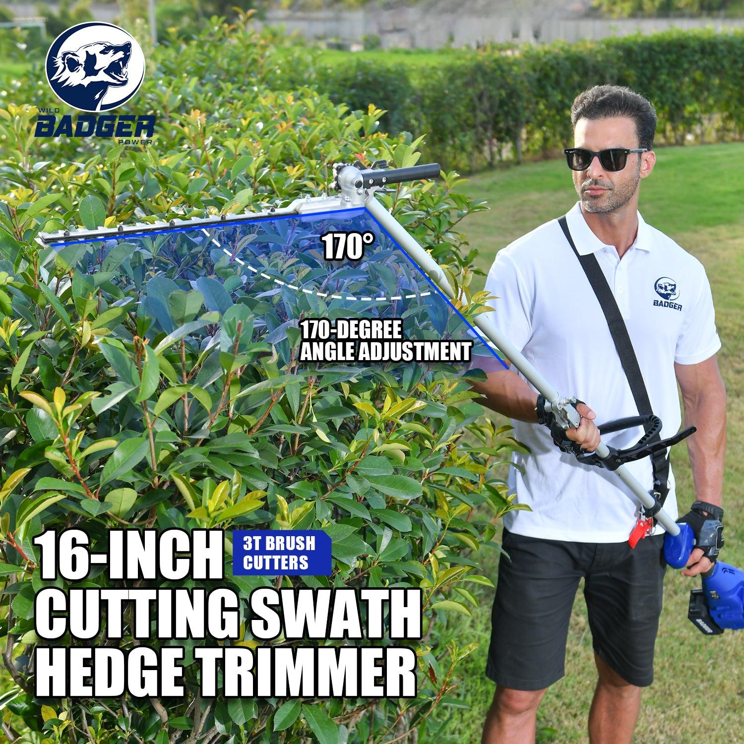 40V Electric Weed Wacker String Trimmer & 40V 16 In Cordless Brushless Electric Lawn Mower Combo Kit