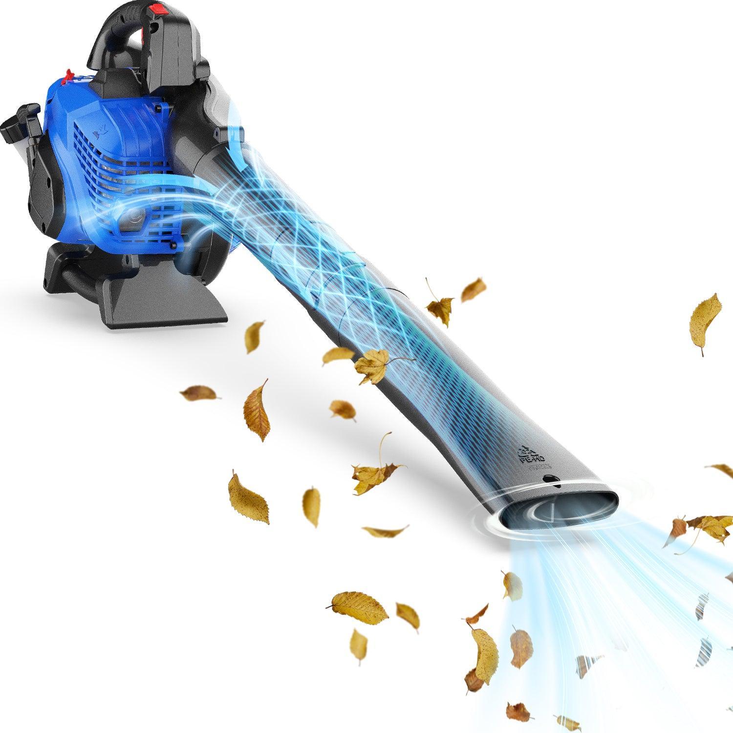 Wild Badger 26cc Leaf Blower l Strong Air Flow for Leaf Sand Gravel Snow Leaf Blower