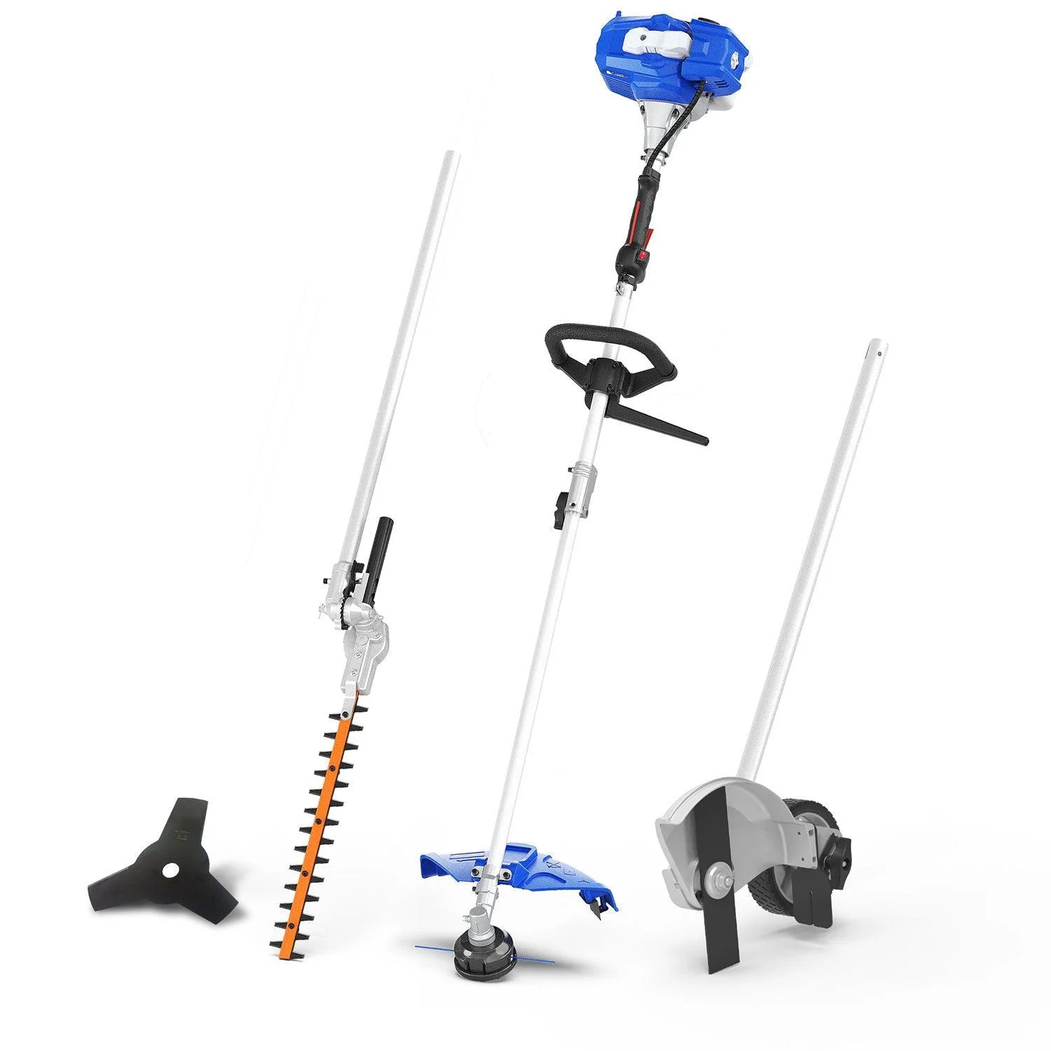 Wild Badger 26cc Weed Wacker Gas Powered 4-in-1 String Trimmer Wheeled Edger
