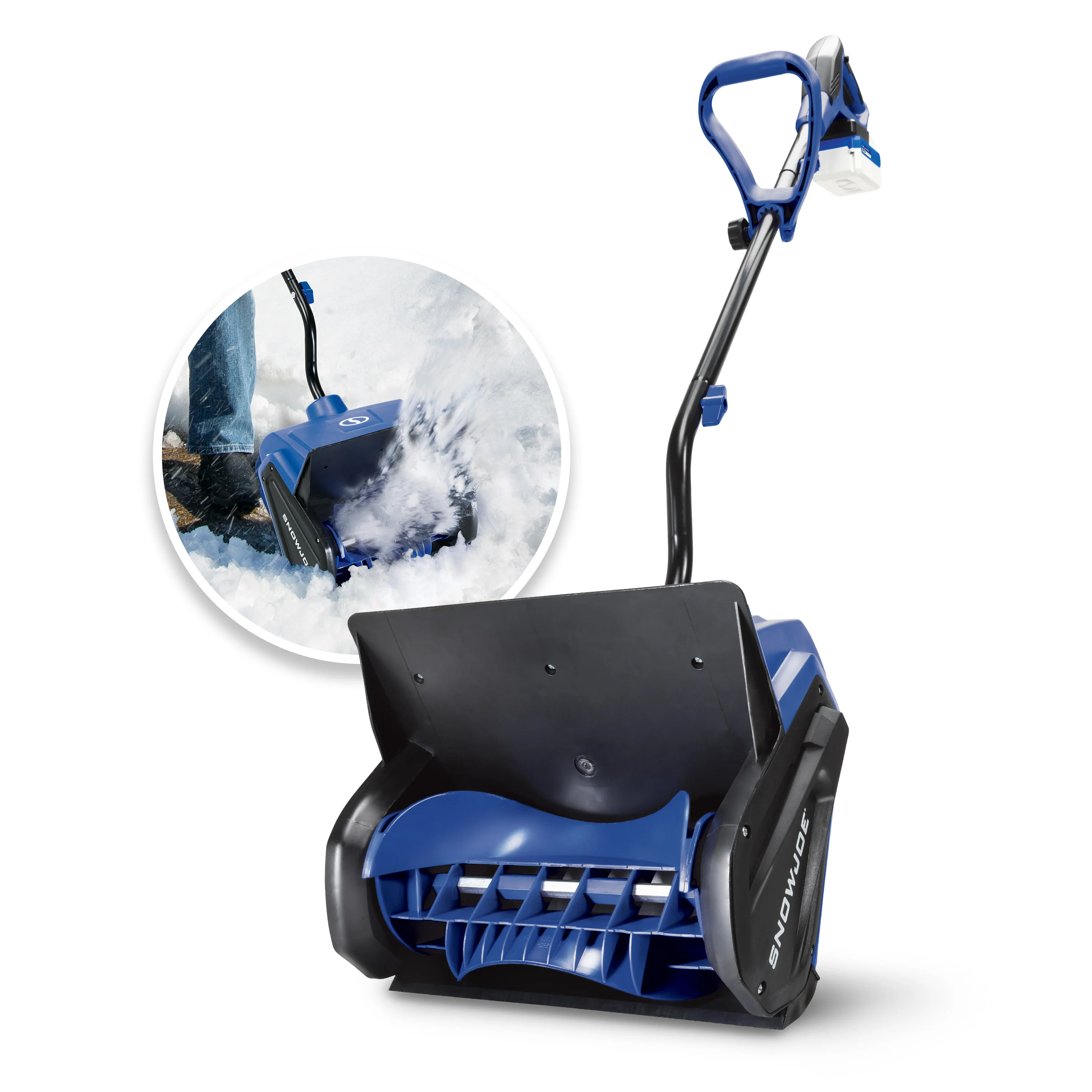 Snow Joe 24V-SS13-TV1 24-Volt* IONMAX Cordless Snow Shovel Bundle | W/ 4.0-Ah Battery, Charger, Cover, Ice Scraper and Extended Warranty