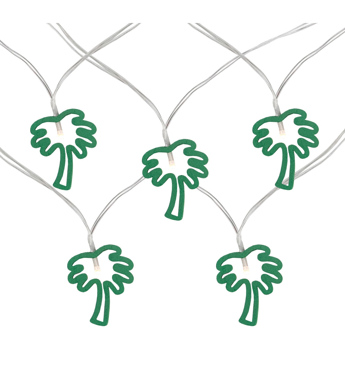 Northlight 10-Count LED Palm Tree Fairy Lights - Warm White
