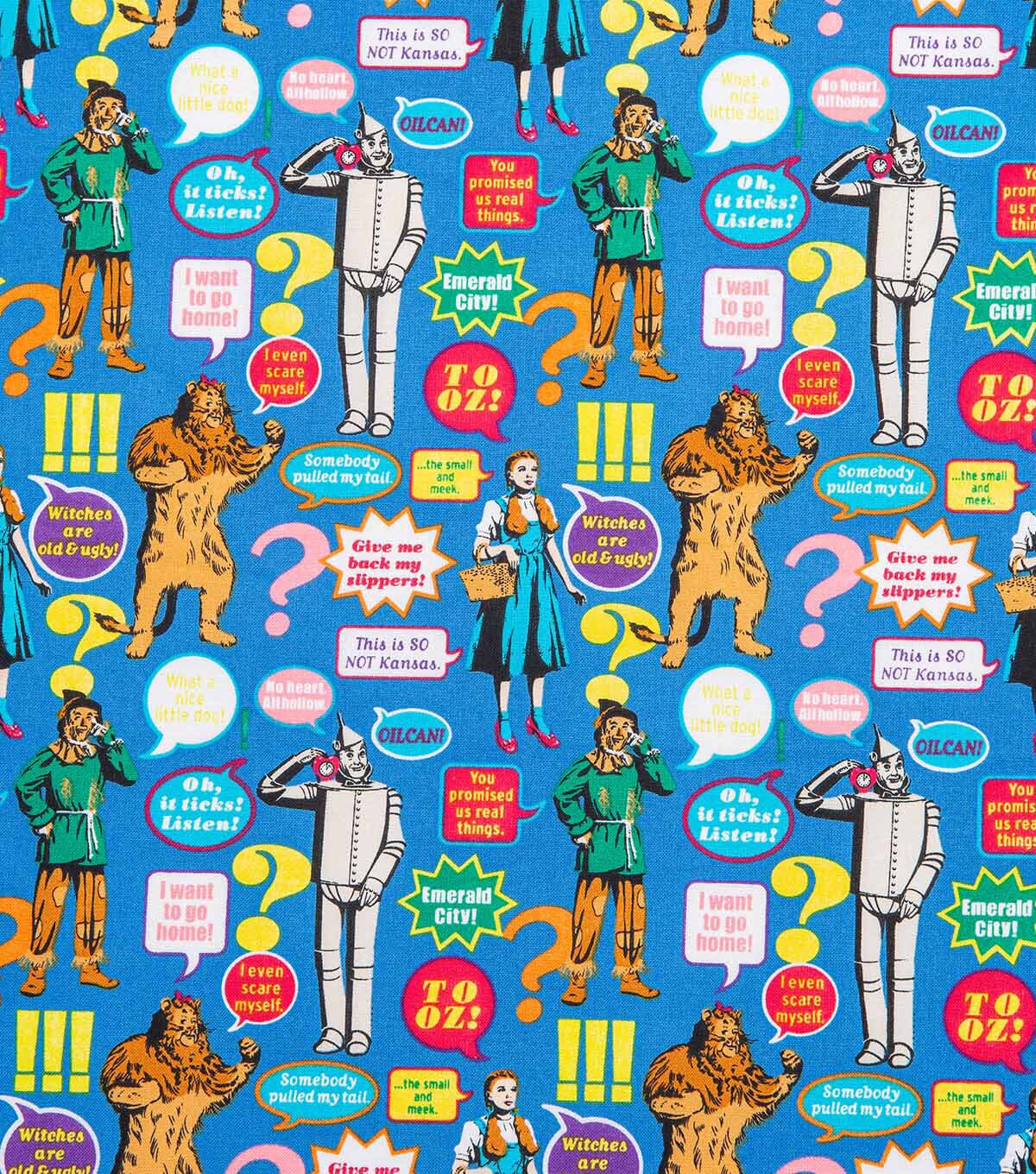 Wizard Of Oz Pop Cotton Fabric