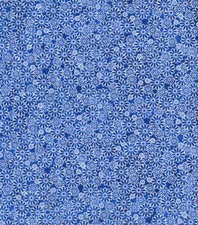 Fabric Traditions Blue Daisies Cotton Fabric by Keepsake Calico